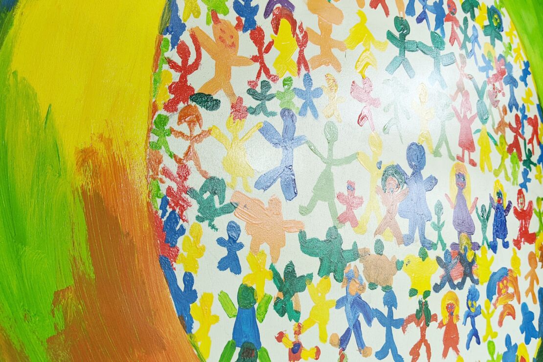 Buntes Gemälde