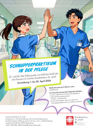 Plakat Schnupperpraktikum