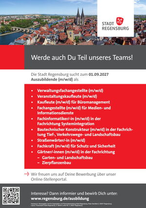 Plakat Stadt Regensburg