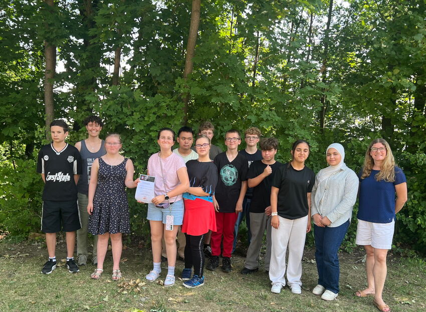 Gruppenbild Tandemklasse 8b