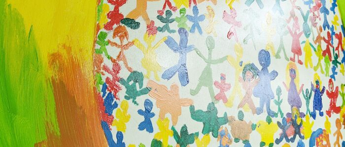 Buntes Gemälde