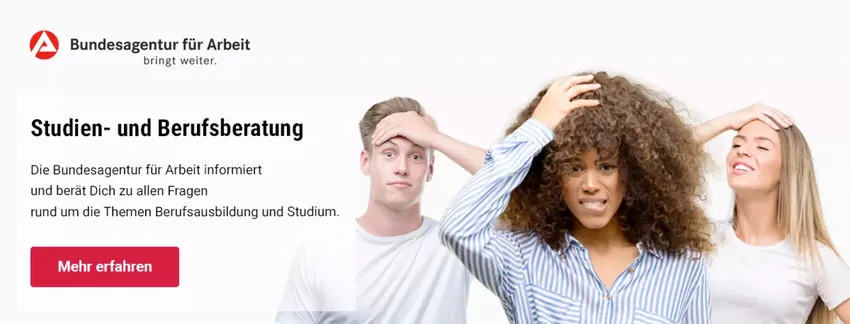 Schulbanner Bundesagentur für Arbeit
